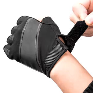 Wholesale Price Customized Logo Weightlifting Exercise Gloves Breathable Half Finger Padded Gloves Protective Gear for Gym - Product Image 6