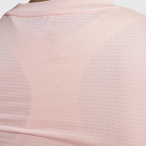 T-shirts de sport pour femmes en tissu mesh personnalisé, respirants, pour l'été, vente en gros, OEM, vêtements de sport féminins B2B - Product Image 5