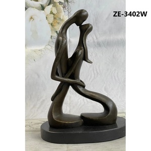 Escultura de Arte en Piedra Moderna, Ecológica y Hecha a Mano, Estilo Nórdico, Decoración de Interiores, Luna Creciente Navideña, Conjunto de 3 Piezas para Montar en la Pared - Product Image 1