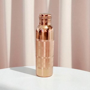100% <b>Copper</b> <b>Drinking</b> <b>Bottle</b> for Home Kitchen Office and Outdoor Use with Long Lasting Shine and Durability - Product Image 6
