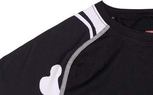 เสื้อรัดรูปบีเจเจแบบสั่งทำพิเศษ ออกแบบ OEM สำหรับนักกีฬาโนกิ ยิวยิตสู เอ็มเอ็มเอ กราปลิง ระบายอากาศ แห้งเร็ว ผลิตจากผ้าสแปนเด็กซ์/โพลีเอสเตอร์ 240 กรัม แบบยาว - Product Image 4