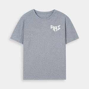 Camiseta de algodón de 200 GSM para hombre, personalizada, de manga corta, estilo urbano, cuello redondo, venta al por mayor, marca privada, suministro OEM - Product Image 1