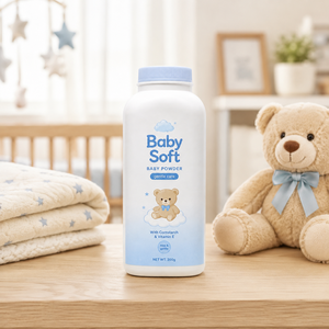 Custom Baby Powder <b>Bottle</b> Round HDPE 100g 200g 255g White Blue PP <b>Shaker</b> Cap for Talcum Body Powder Vietnam Factory - Product Image 4
