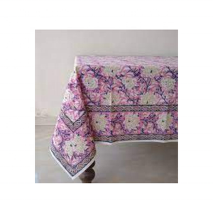 Nouvelle nappe en coton tissé doux écologique 70x126 pouces 200 GSM GOTS certifié broderie élégante expériences culinaires rustiques - Product Image 1