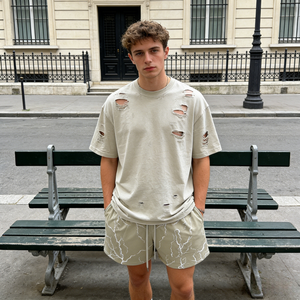 Shorts de rugby en coton de haute qualité, nouvelle conception, taille élastique, décontractés, pour hommes, avec impression personnalisée, prix bas, en solde - Product Image 1
