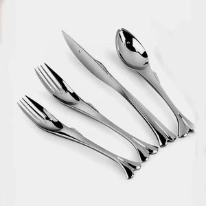 Ensemble de couverts en acier inoxydable de qualité supérieure pour table de luxe, cuisine, hôtel, restaurant, service de traiteur pour mariage - Product Image 2