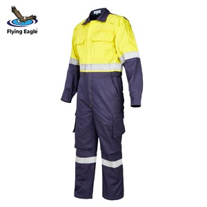 Uniforme de Trabajo de Primera Calidad, Overol de Algodón Resistente, Conjunto de Ropa de Trabajo Protectora de Seguridad Industrial - Product Image 1