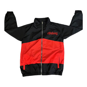 Heavyweight Plus Size Men's Waterproof Windbreaker Tracksuit Summer Stand High Quality <b>Polyester</b>/Cotton Jogging Sweat Suit Set - Product Image 3