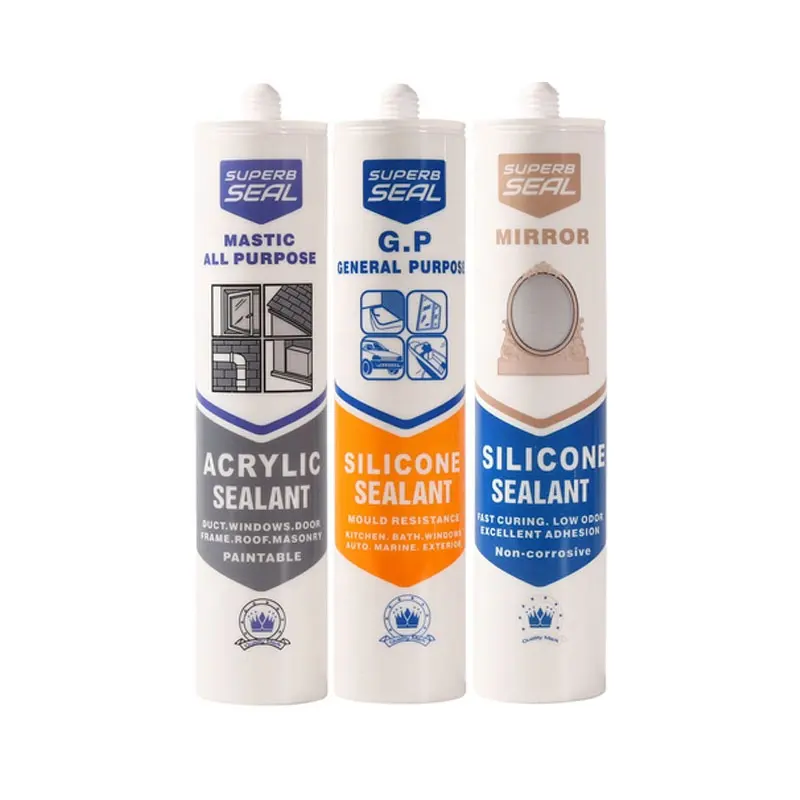 Antifungal 100% sanitary silicone sealant