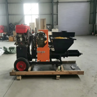 Machine de pulvérisation de plâtre de ciment efficace avec faible consommation de main-d'œuvre pour la décoration de bâtiments