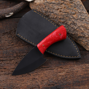 Cuchillo Nórdico Forjado con Recubrimiento en Polvo, Hoja Fija de Punta Caída, Mango de Resina de Grado Industrial, Cuchillo Personalizado OEM para Caza y Camping - Product Image 1