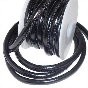 Offre Spéciale bricolage artisanat Bracelets derniers cordons en cuir Nappa 4mm cousu bijoux résultats motif prix de gros Options de taille - Product Image 1