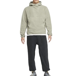 Sweats à capuche en coton polaire surdimensionné personnalisés sweats à capuche pour hommes avec ourlet élastique haute qualité OEM ODM Streetwear décontracté vêtements d'hiver 2026 - Product Image 1
