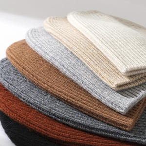 Nuevo Gorro de Lana 100% para Mujer, Gorro de Punto Holgado, Uso Doble, Unisex, para Clima Frío, Logotipo Personalizado OEM 2026 - Product Image 5