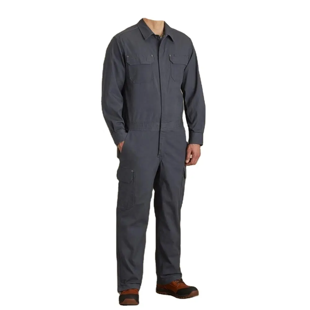 Factory Sales Long Sleeves Safety Uniform Professional Overall Work Suit Work Clothes for Men