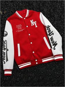 Women’s Cropped Varsity Jacket – Modern Letterman Style Bomber with Soft Fabric, Relaxed Fit Casual Fashion Outerwear for Daily - Product Image 2