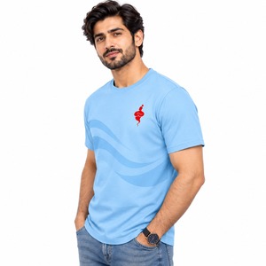 T-shirt à manches courtes pour homme, en tissu respirant, coupe décontractée et confortable, idéal pour l'été et toutes les occasions décontractées modernes. - Product Image 4