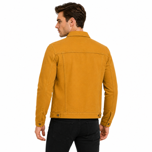 stylish mens denim jacket made for modern casual <b>outfits</b> with sturdy denim soft feel classic details and versatile wear across - Product Image 3
