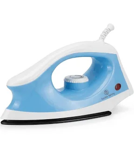 Fer à repasser électrique à vapeur 750W avec semelle en céramique, presse à vêtements domestique, blanc et bleu - Product Image 5