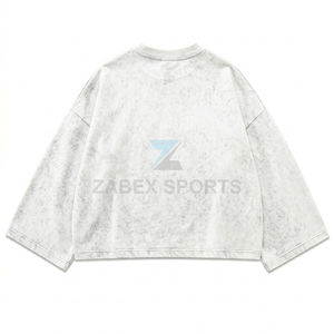 Fabricant de t-shirts délavés à l'acide Zabex Sports, style vintage, poids lourd, best-seller, délavage à l'acide au Pakistan - Product Image 2