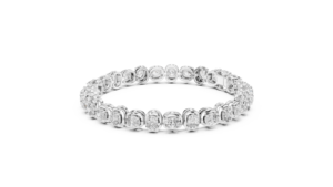 SATVIK RATNA, NUEVO DISEÑO DE PULSERA DE DIAMANTES CULTIVADOS EN SUELO, UNISEX, DE MODA, CERTIFICADA POR IGI, EN ORO DE 10K/14K - Product Image 2