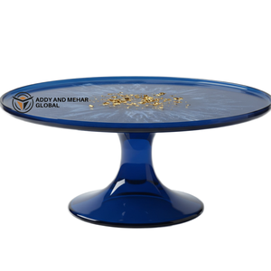 ขาตั้งเค้กเรซิ่นทำมือ ขาตั้งโชว์ขนมหวานทรงหรูหรา ขาตั้งเสิร์ฟทรงกลมสำหรับงานปาร์ตี้และงานอีเว้นท์ - Product Image 1