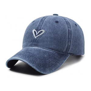 Charcoal <b>Grey</b> Washed Cotton Distressed <b>Baseball</b> <b>Cap</b> Vintage Style Ripped Brim Bows Breathable Waterproof Unisex Adjustable - Product Image 4