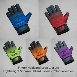 Craie de billard professionnelle en tissu respirant extensible, conception ajustable à trois doigts, pour les tournois de billard - Product Image 2