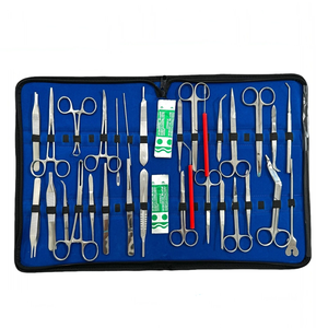 Kit de Instrumentos de Cirugía Menor de Campo Estadounidense de 71 Piezas, Pinzas, Tijeras, Herramientas Quirúrgicas de Acero Inoxidable, ProSetMax Pro Clinical Set - Product Image 1
