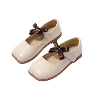 Chaussures pour bébés garçons de 4 ans, unisexes, bout rond, en cuir véritable, fabricant en gros - Product Image 3