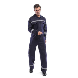 Overoles de Seguridad de Alta Visibilidad para Hombre, Color Azul Marino, Hechos a Medida, con Cinta Reflectante, Antiestáticos y Resistentes al Polvo - Product Image 2