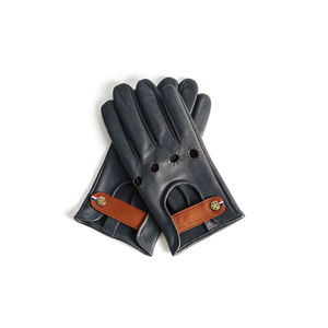 Guantes de Conducción de Cuero de Estilo Clásico, Completos, Duraderos, Cómodos, para Uso Diario - Product Image 1