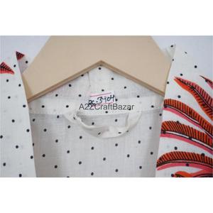 Conjunto de Pijama para Mujer, 100% Algodón, Estampado Floral, Otoño/Primavera/Verano, Cuello en V, Manga Larga, Tejido Transpirable - Product Image 5