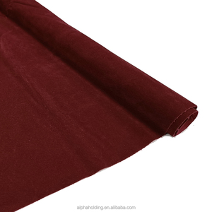Customize <b>Rayon</b> Woven Back APP 54inch High Grade Flocking Polyester <b>Fabric</b> APP76-507 Red - Product Image 1