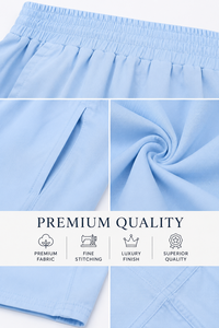 Pantalones Palazzo Bohemios Cómodos con Cintura Fruncida para Mujer |   Pantalones de Verano de Corte Recto y Ajuste Regular, de Lino/Algodón Ecológico, de Cintura Alta - Product Image 6