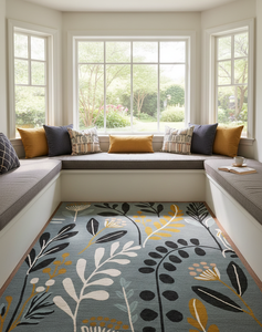 Alfombra de Lana Reversible Abstracta de Alta Calidad, Hecha a Mano, Precio Directo de Fábrica, para Sala de Estar, Dormitorio, Invitados, Ejercicio - Product Image 3