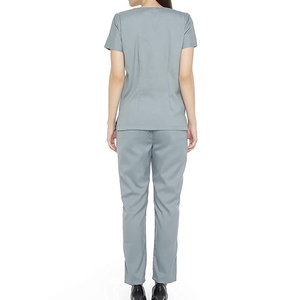Conjuntos de Uniformes Médicos Unisex, Corte Holgado, Pantalones y Blusa Transpirables de Poliéster/Algodón, Diseñados para Comodidad y Flexibilidad en Hospitales - Product Image 6