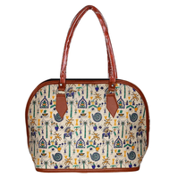 Tas Selempang Bohemian Motif Etnik Unisex Tali Ganda Kasual Ukuran Sedang Untuk Perjalanan Kantor Sehari-hari