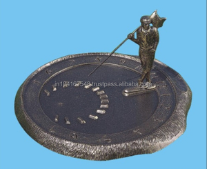 Reloj de sol plano con acabado antiguo de alta calidad con figurita de pájaro, Material de Metal de suministro directo de fábrica al por mayor - Product Image 3