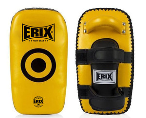 Pads d'entraînement en cuir courbés de haute qualité pour Muay Thai, Boxe, MMA et Kickboxing avec logo personnalisé OEM - Product Image 6