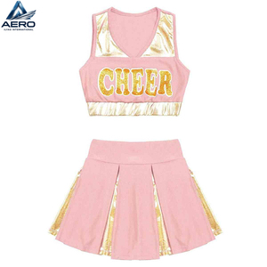 Uniforme de Porristas para Mujer de Alta Calidad, Material Transpirable, Talla Adulto, Uniforme de Porristas Personalizado para Mujer - Product Image 6