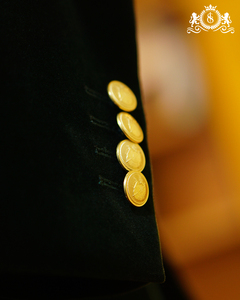 Traje de Negocios a Medida de Lana 100% con Forro Completo, Resistente al Viento y Antiarrugas para Hombre, Tallas Grandes, con Pliegues Delanteros y Cuello de Solapa - Product Image 3