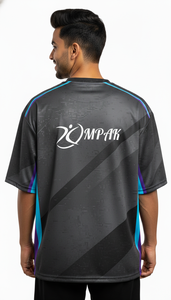 Camiseta Sublimada Oversize para Hombre, Estilo Urbano, Casual, Corte Holgado - Product Image 2