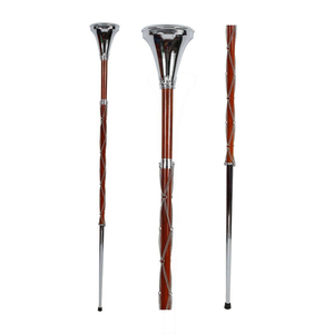 Masse de tambour-major personnalisée de haute qualité, tête chromée gravée, boule en acier inoxydable, couronne de lion, 3 parties GTE-DMM-112 - Product Image 4