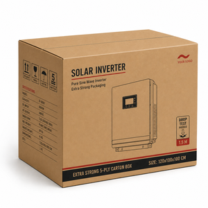 Caja de Cartón Extra Resistente Personalizada al por Mayor para Inversor Solar - Product Image 1