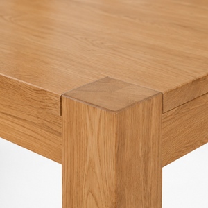 Ensemble de salle à manger en teck rectangulaire de grande taille ARTERRA, table à manger moderne, chaises à dossier haut pour restaurant - Product Image 4