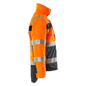 เสื้อแจ็คเก็ตนิรภัยกลางแจ้งสีเหลืองสะท้อนแสง ระบายอากาศได้ กันน้ำ พร้อมระบบทำความร้อน ได้รับการรับรองมาตรฐาน CE บริการ OEM ราคาขายส่ง - Product Image 4