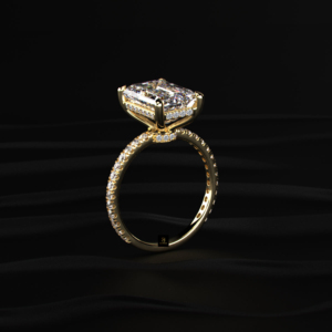 Anillo de Diamante Cultivado en Laboratorio, Corte Solitario, Color D a F, Oro, Plata, Amarillo, Blanco, Oro Rosa, Certificado IGI, Anillo de Compromiso - Product Image 4