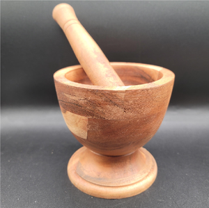 Garlic Masher Mortar & Pestle Lowest Price Pepper Press <b>Grinder</b> <b>Herb</b> & Spice Tools Mortar and Pestle Set - Product Image 1