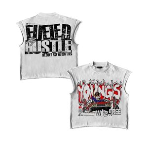 T-shirt pour homme 100% coton, poids lourd, délavage à la pierre, coupe classique, 300 GSM, personnalisable avec logo, impression sérigraphique/DTG - Product Image 4